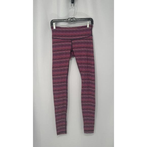 Lululemon Pant Size 6 Wunder Under III Space Dye Twist Regal Plum Athleisure - Picture 1 of 10